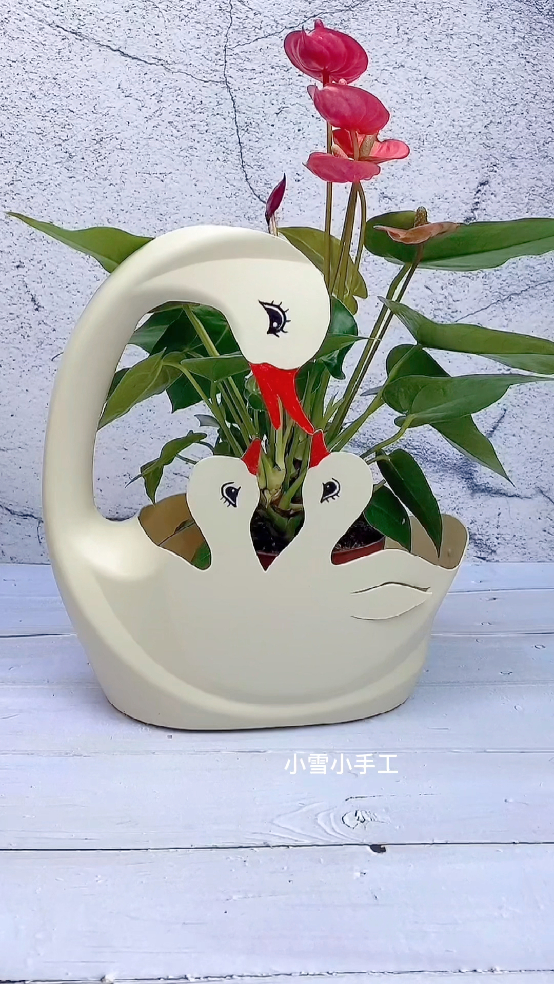 #废物利用#洗衣液瓶做花盆