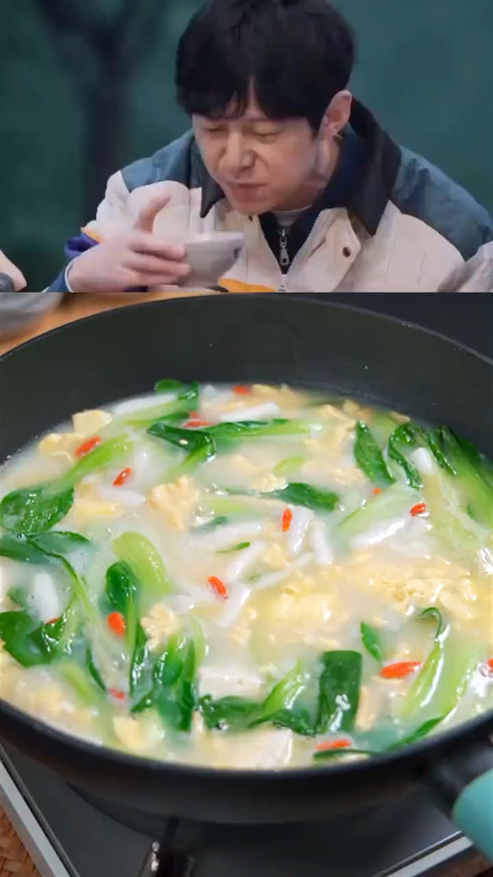 一学就会的豆腐鸡蛋汤!
