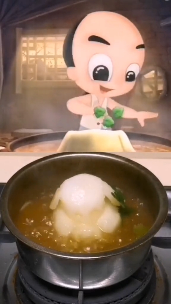 还记得神厨小福贵吗?童年的回忆,那今天就来做一份素烧猪头肉