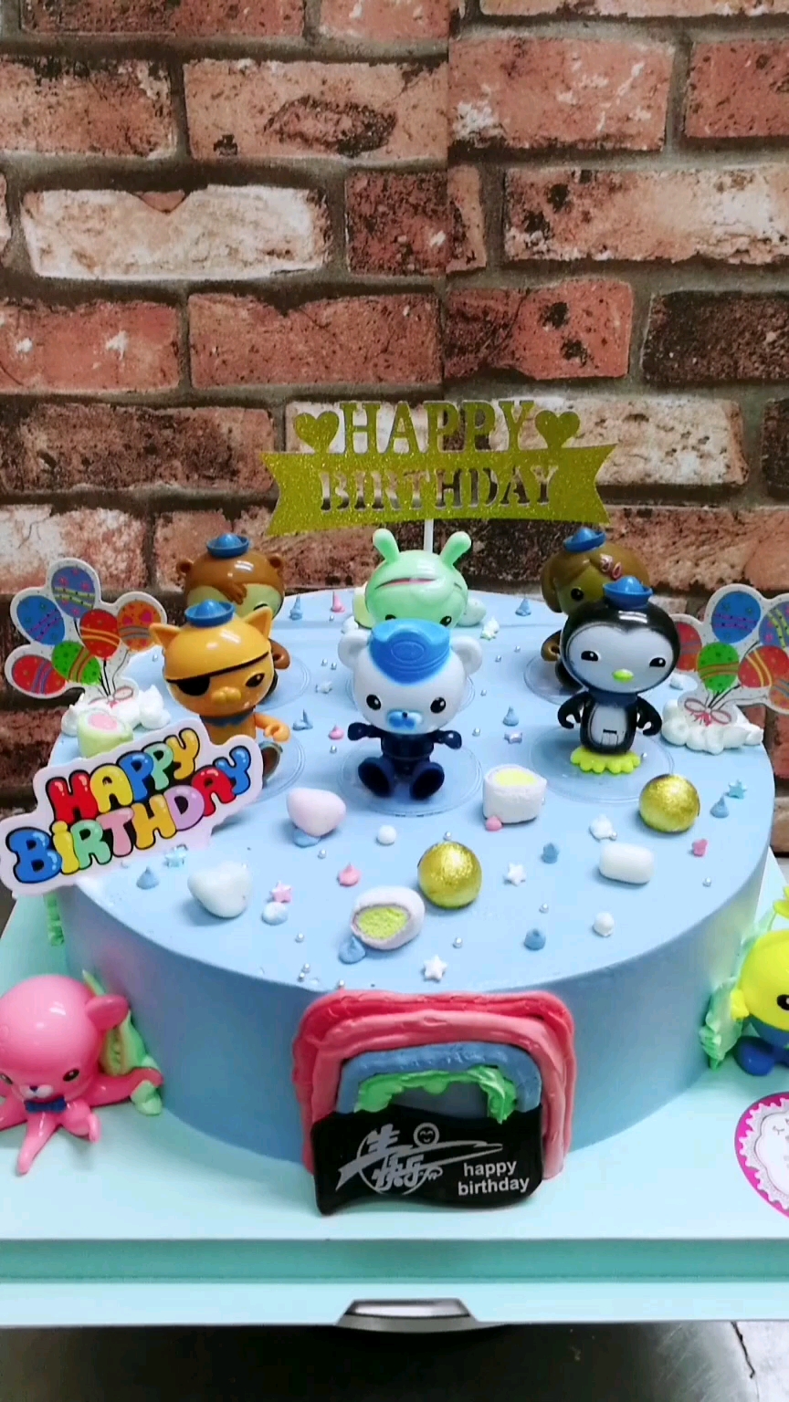 海底小纵队蛋糕