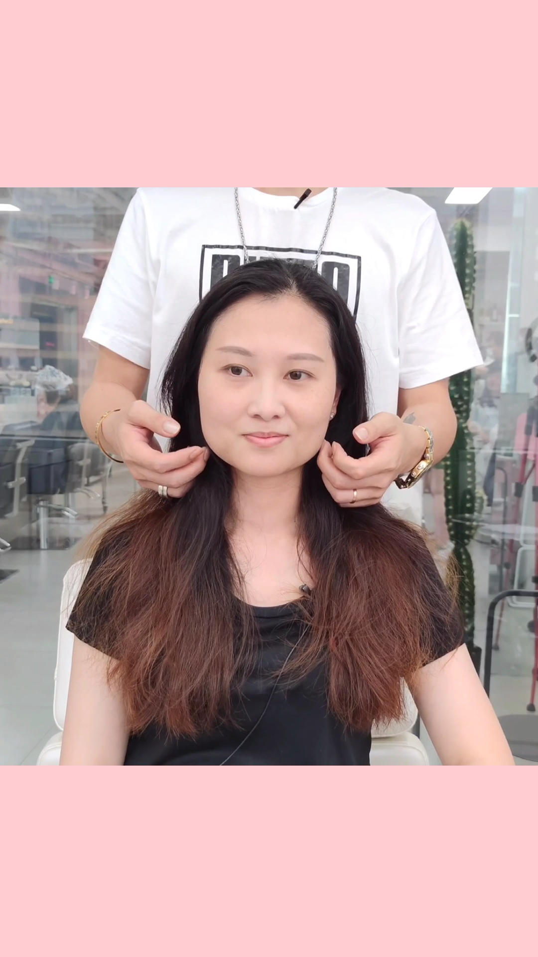 #我是发型师#国字脸自然卷的女生了解头发这个知识点做发型会好看很多