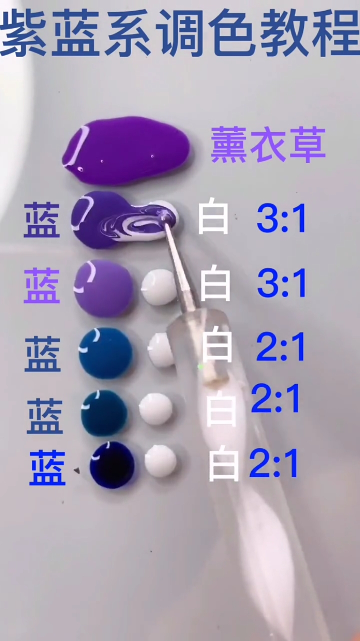 #今天拍点啥#紫蓝色调色合集