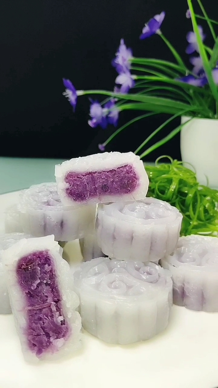 紫薯水晶饼