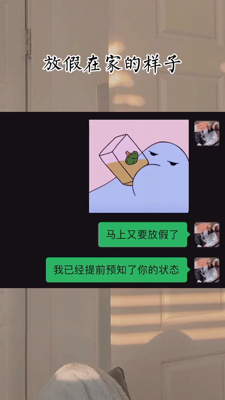 #表情包#放假在家的状态