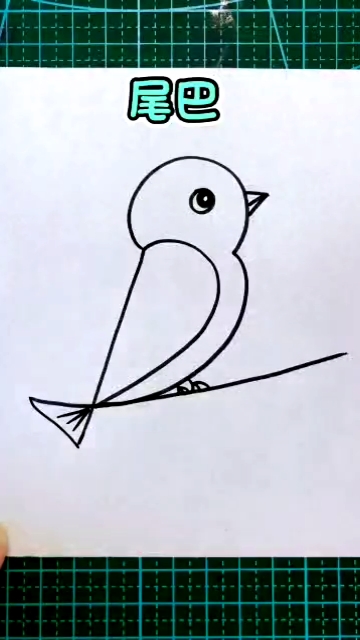 #简笔画#这样才是小鸟最简单的教程，你们学会了嘛？