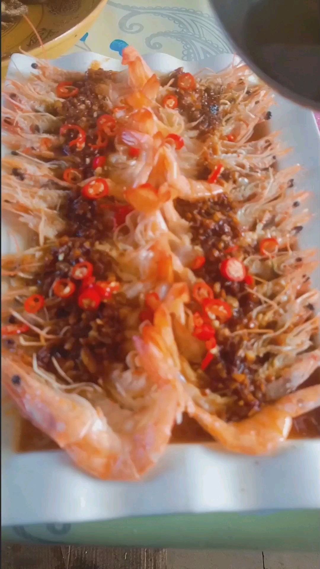 #破壳计划#蒜蓉粉丝开片虾