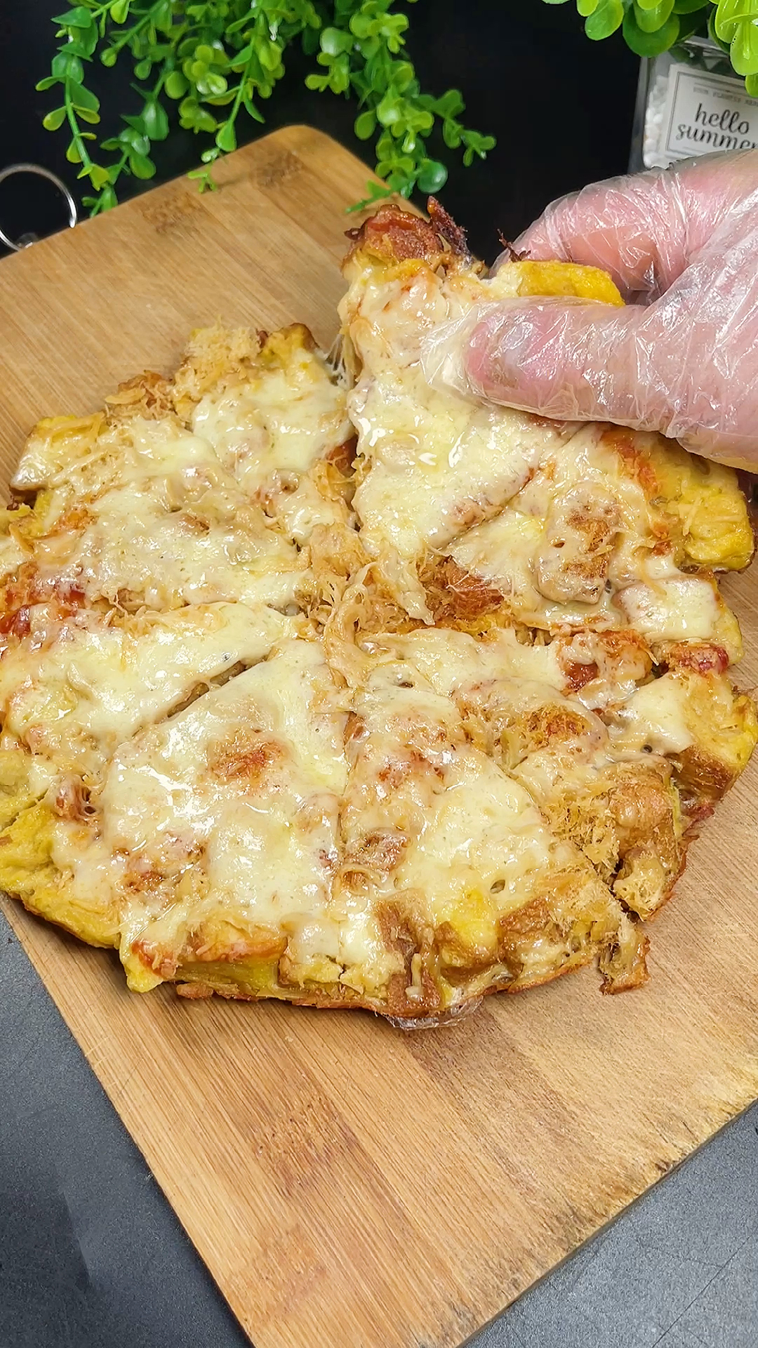 #美食#在家就能做的肉松披萨