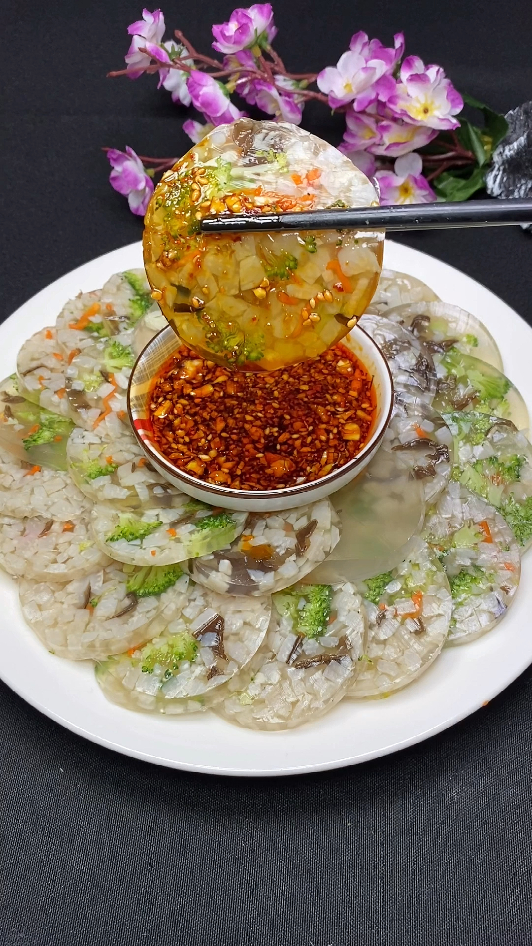 #美食#水晶蔬菜冻