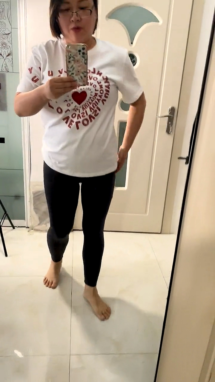 #开学季购物指南#真胖女生的真是鲨鱼裤试穿反馈
