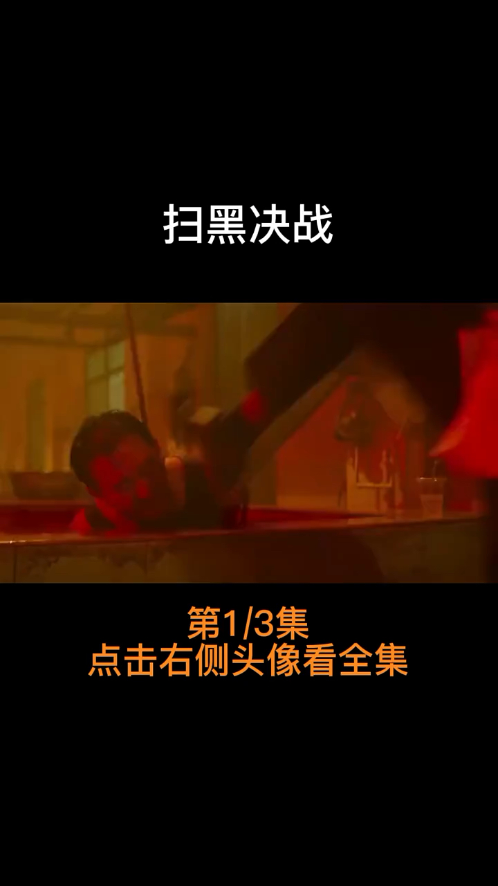 扫黑决战。第1/3集点击右侧头像看全集