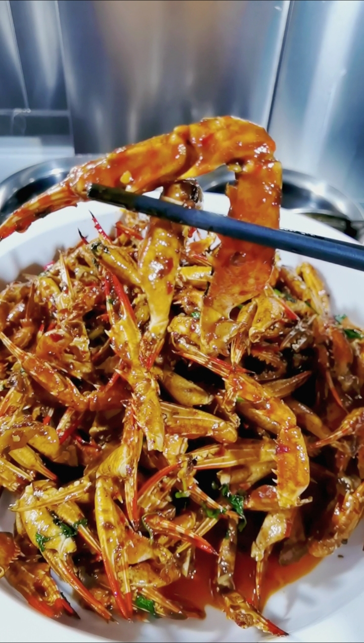 #风味人间#蟹钳怎么做香辣可口美味又好吃