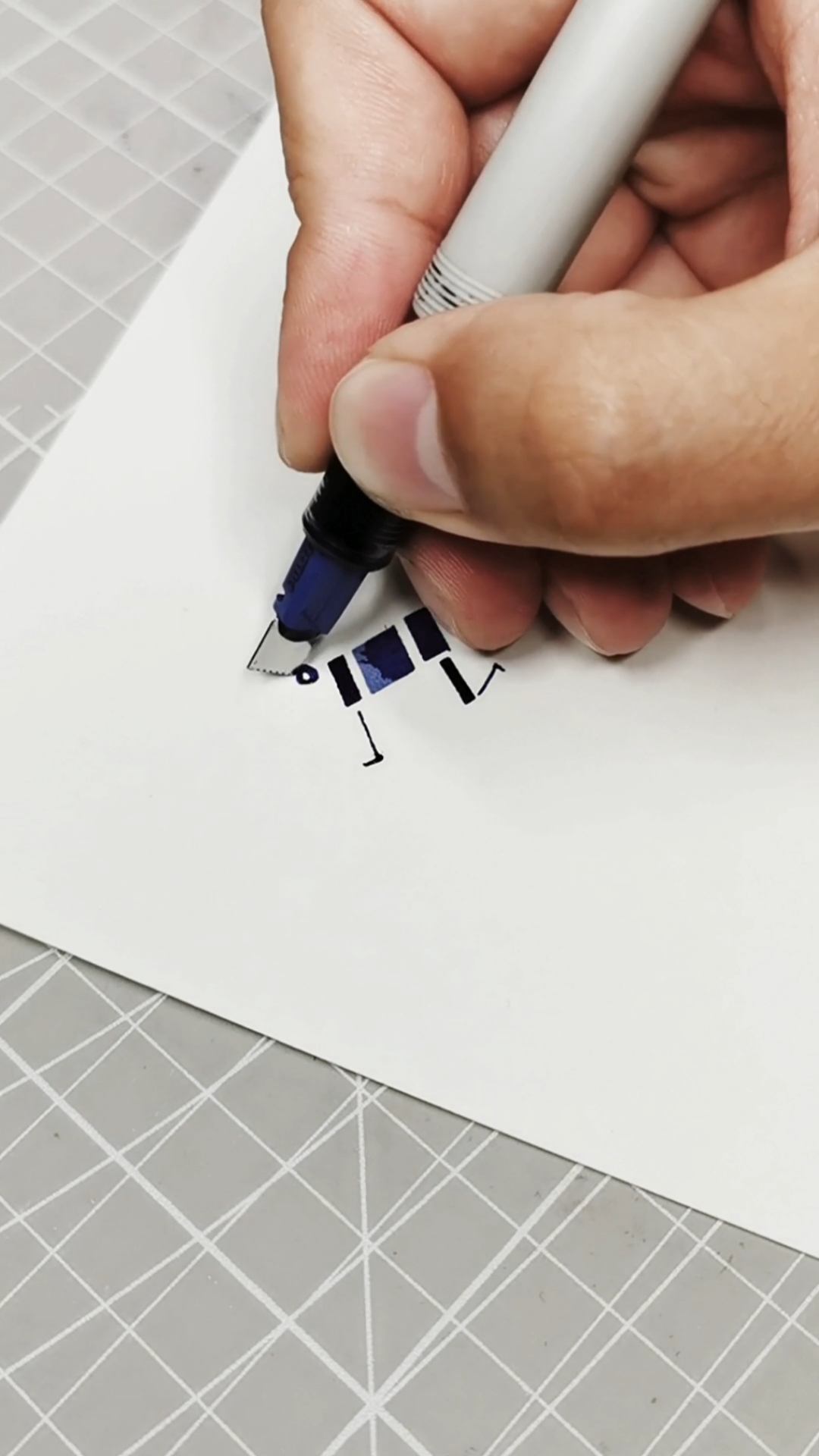 #画画原来如此简单#画一项运动健身的姿势