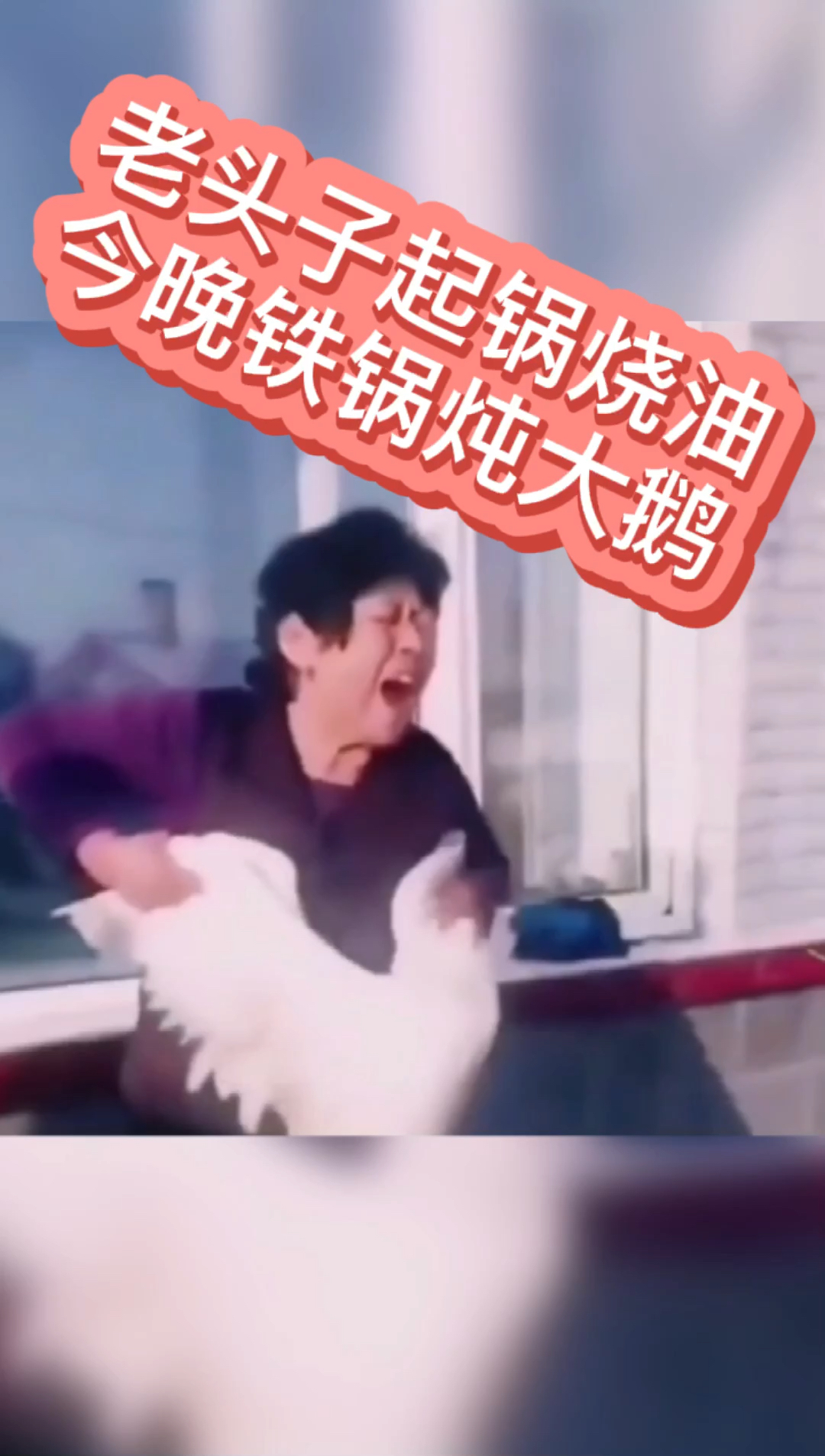 #我要上热门#起锅烧油,铁锅炖大鹅