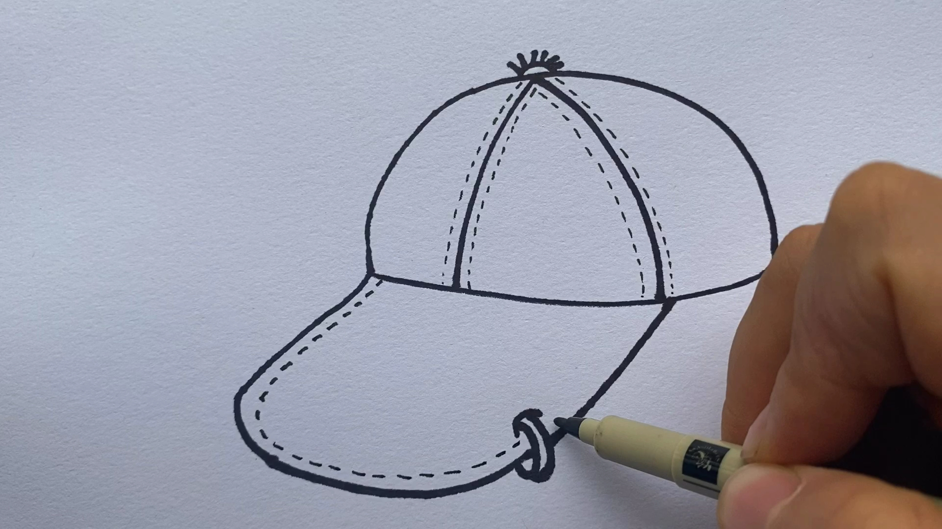 帽子简笔画