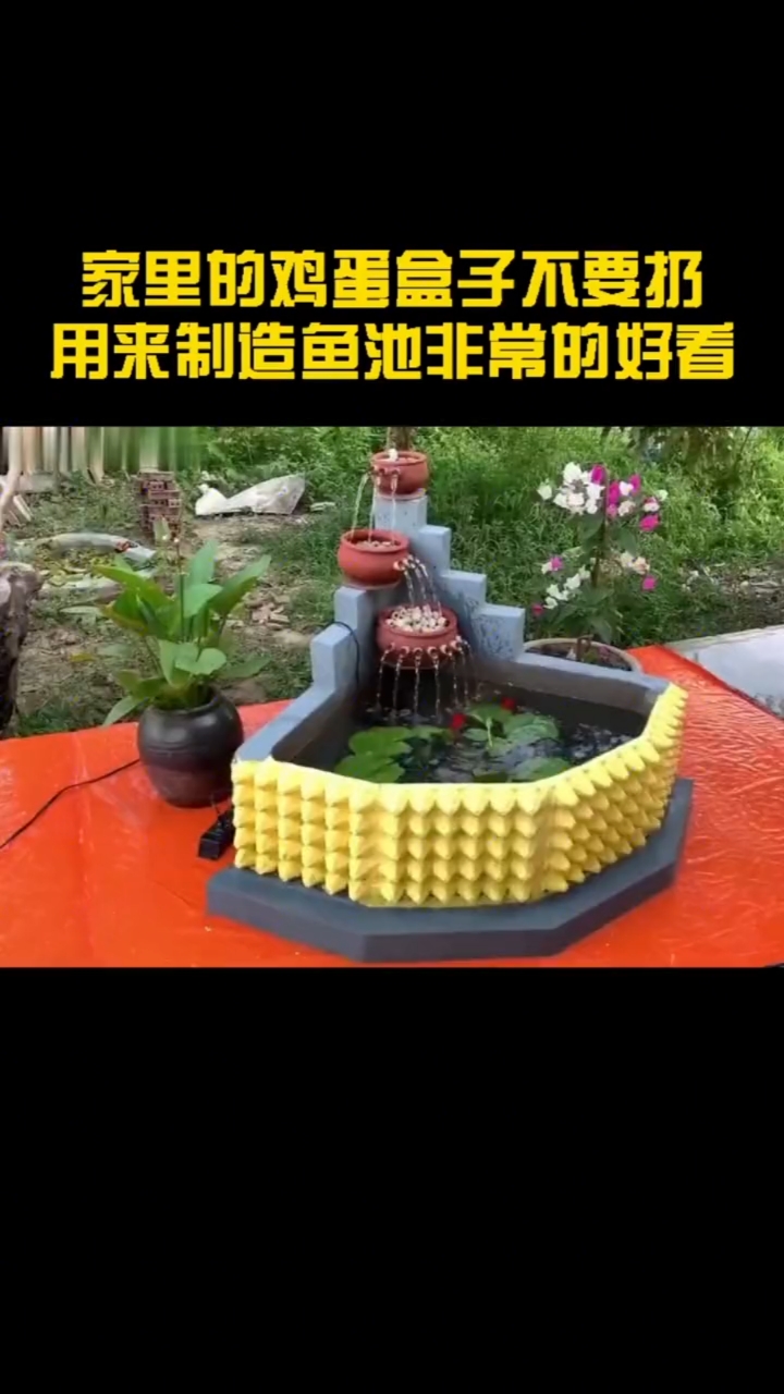 鸡蛋盒子原来这么好用,简直就是艺术品%水泥%手工