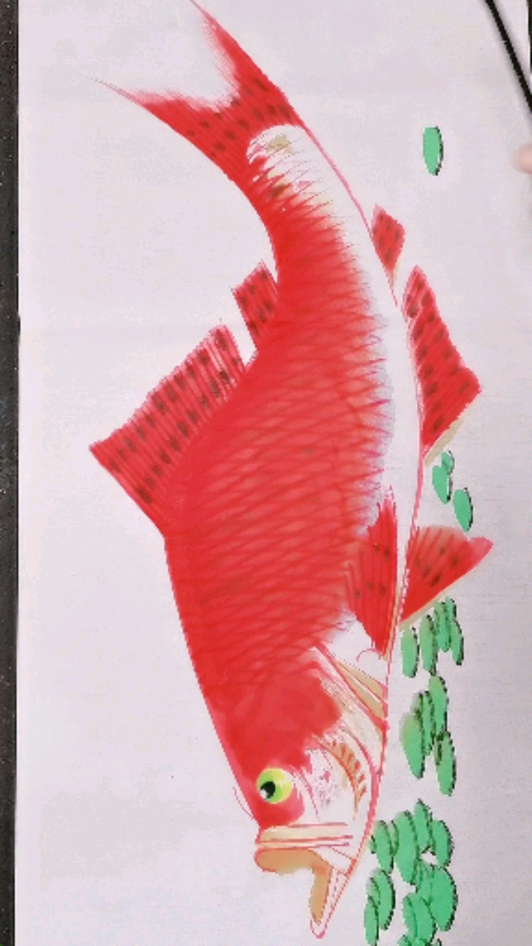 #我要上热门#大鱼画法奥妙