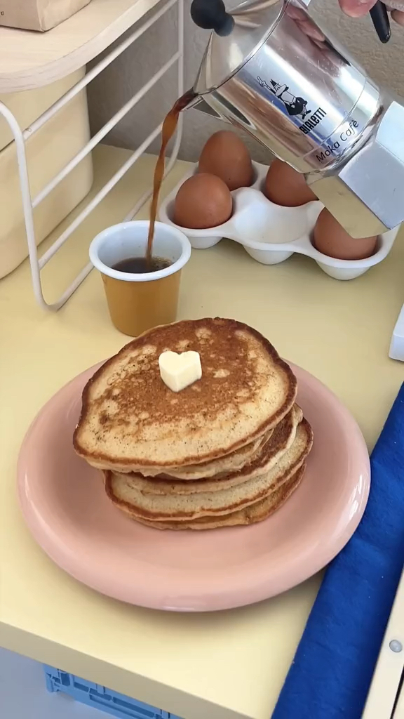 #美食#下午茶套餐之铜锣烧煎饼咖啡