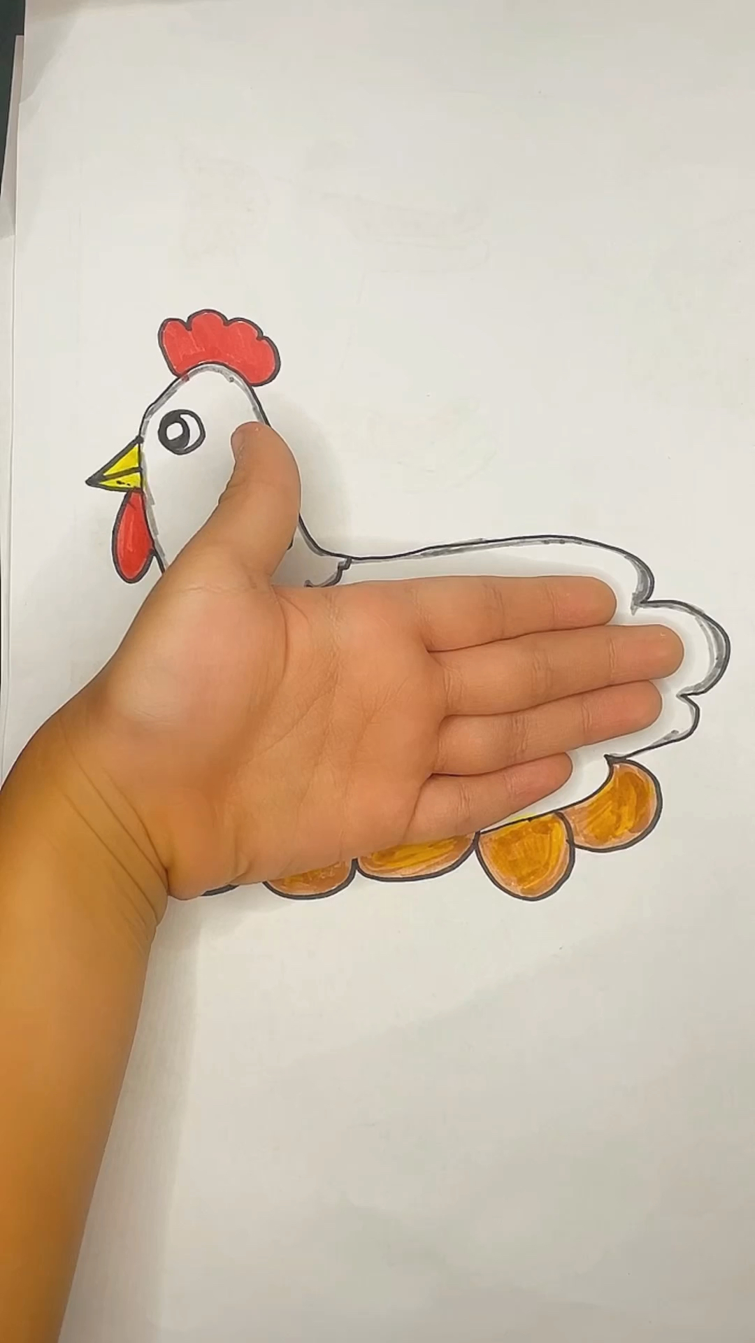 #简笔画#母鸡孵蛋