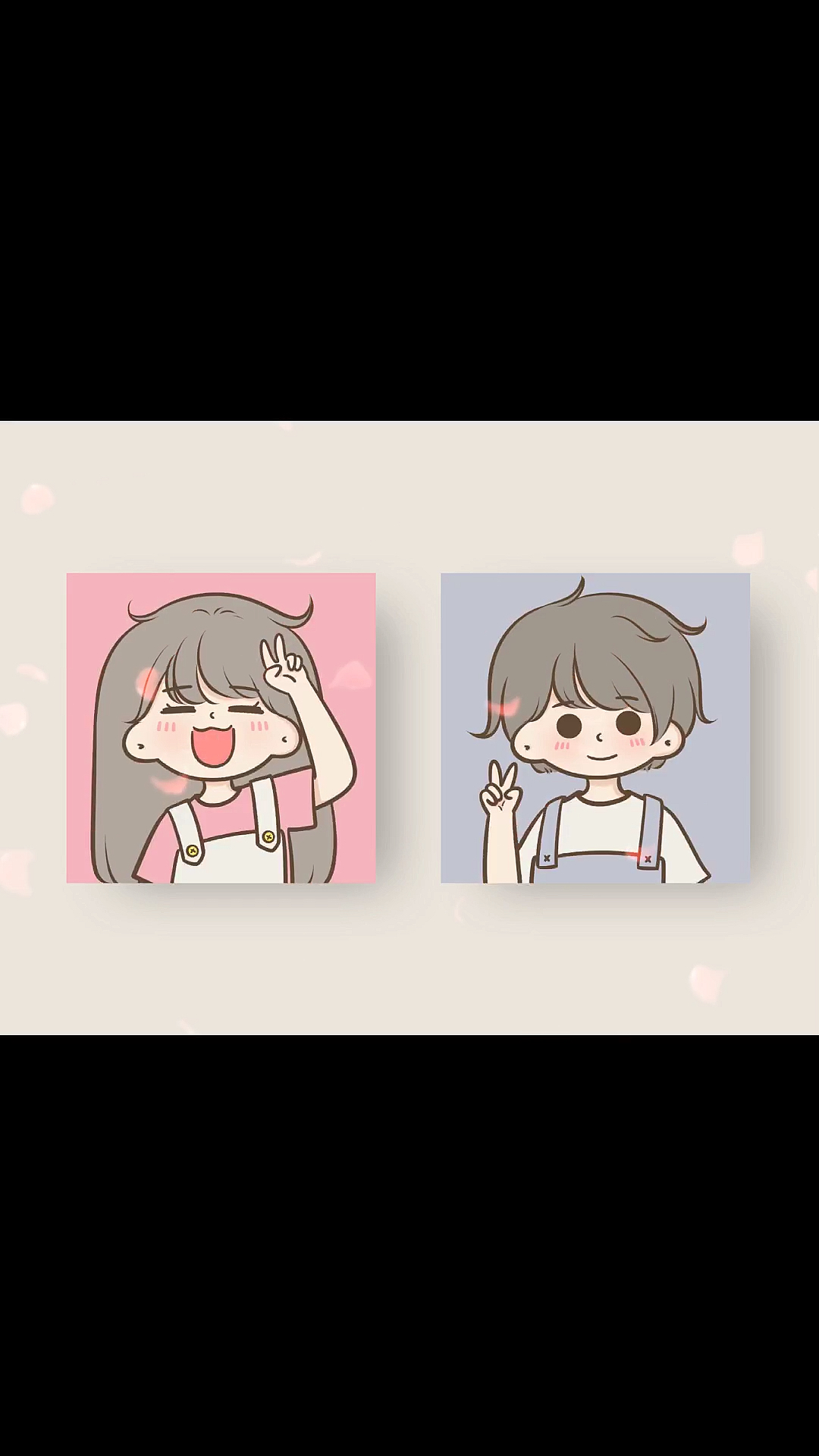 #情侣头像#超甜ins风情侣头像～