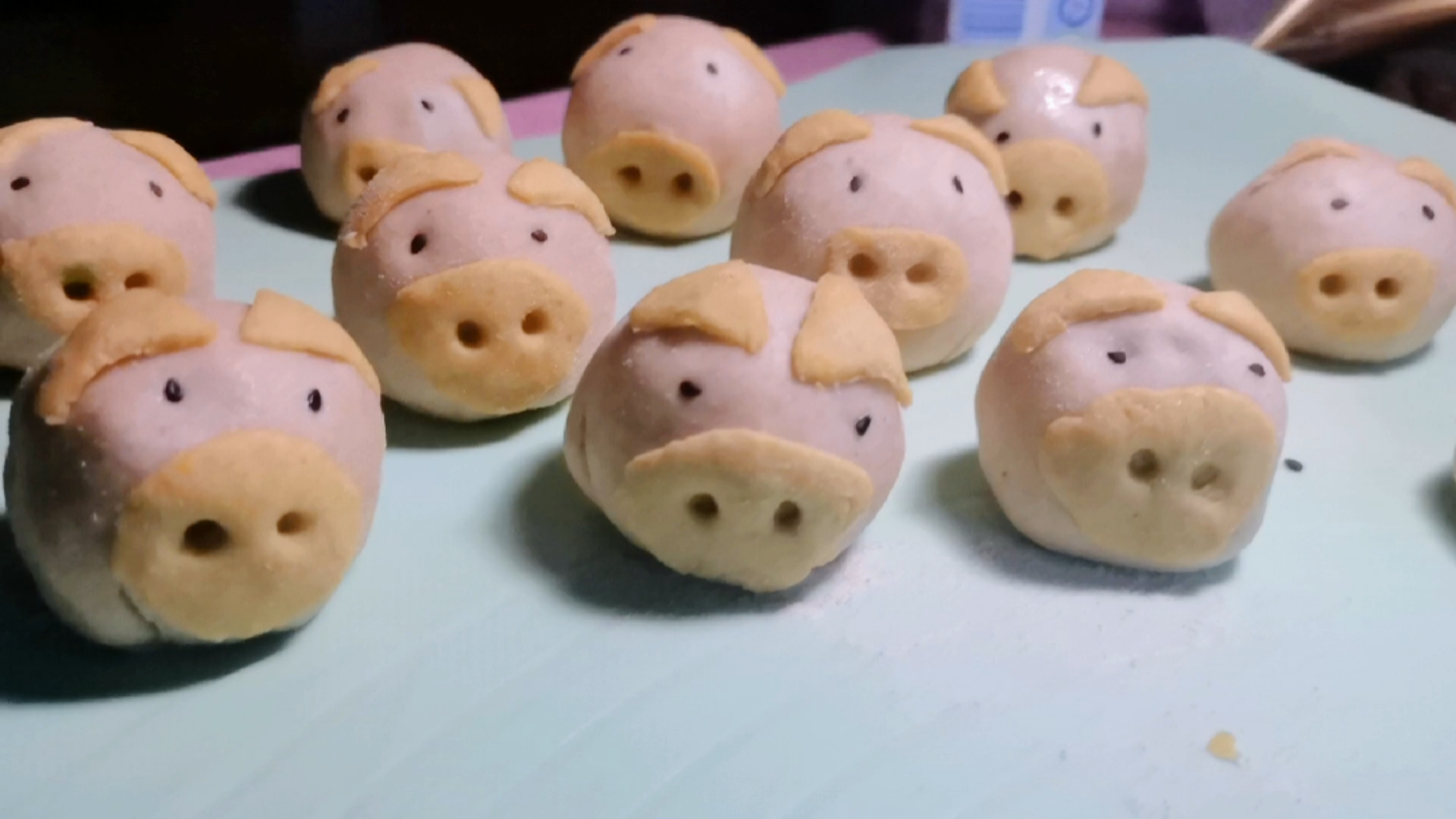 #小猪包#好吃又好玩的小猪包子,小朋友的最爱,家长们试起来吧