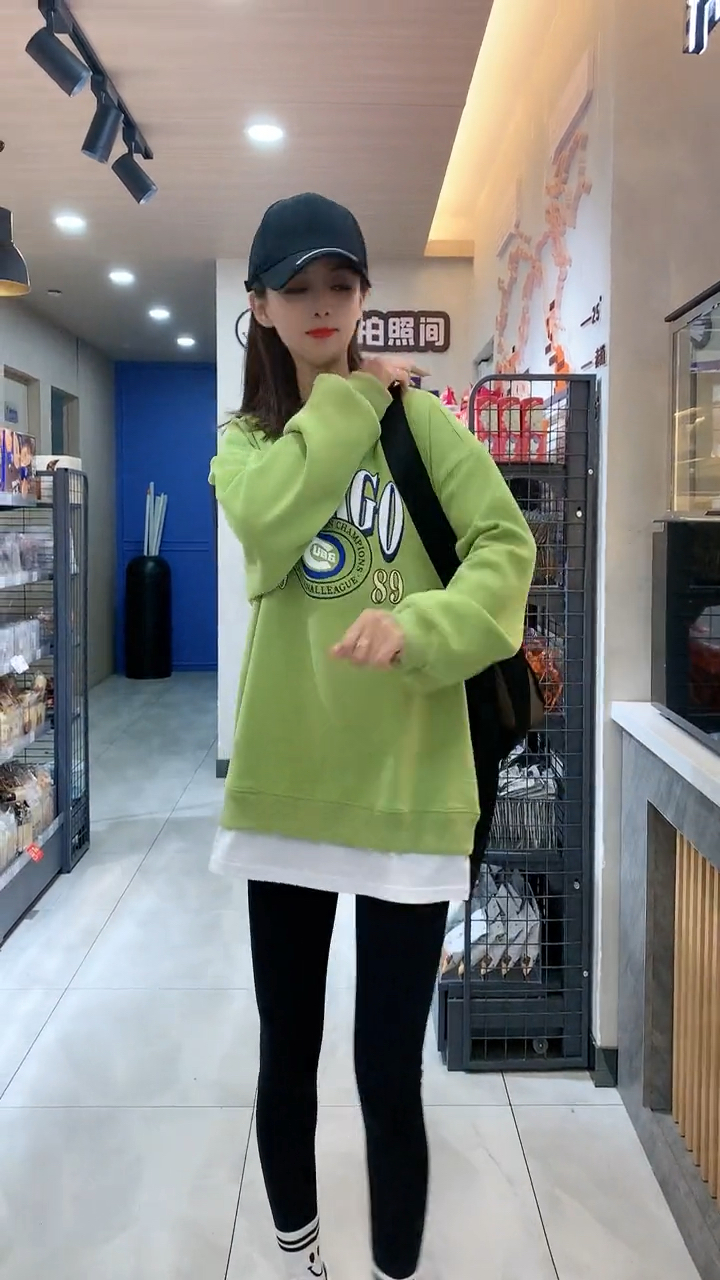 加绒加厚假两件卫衣来啦面料柔软好看又减龄