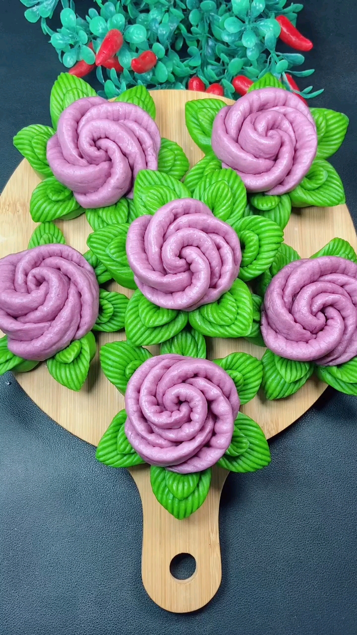 #美食看中国#过年做花样面食~花开富贵喜迎新春~