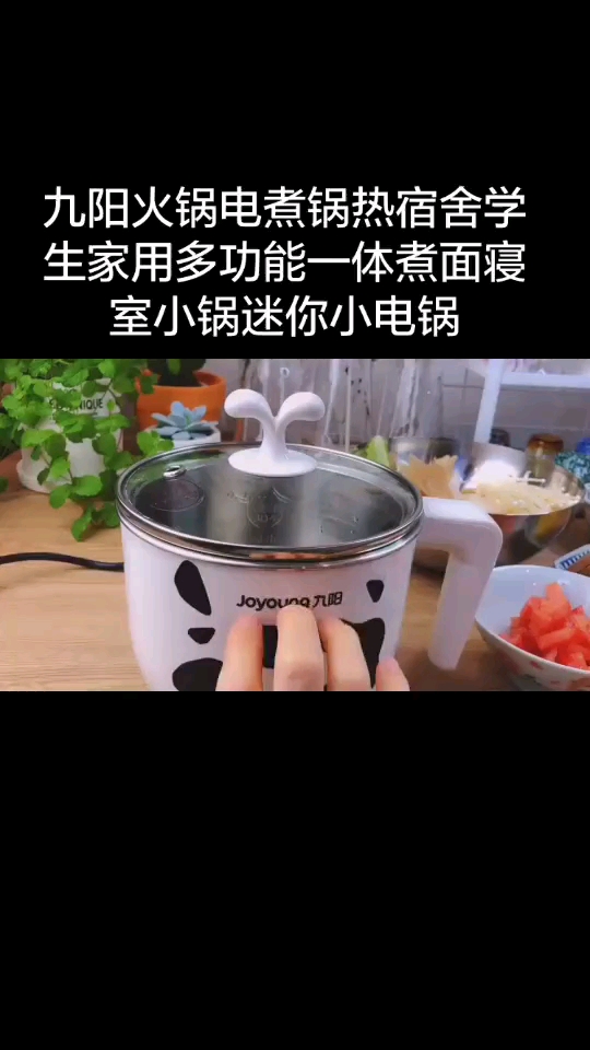 九阳火锅电煮锅热宿舍学生家用多功能一体煮面寝室小锅迷你小电锅