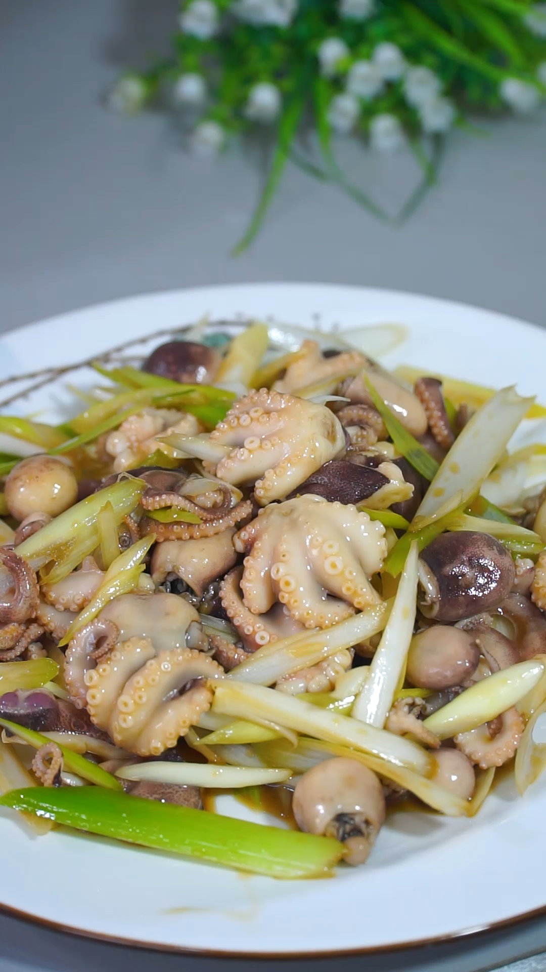 #春日好食光#葱拌八爪鱼家常做法