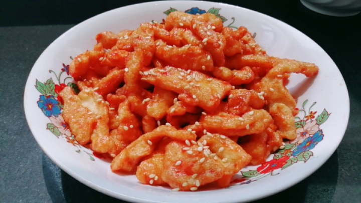 #深夜放毒#糖醋鸡脯肉家常做法,酸甜可口,孩子特别爱吃。