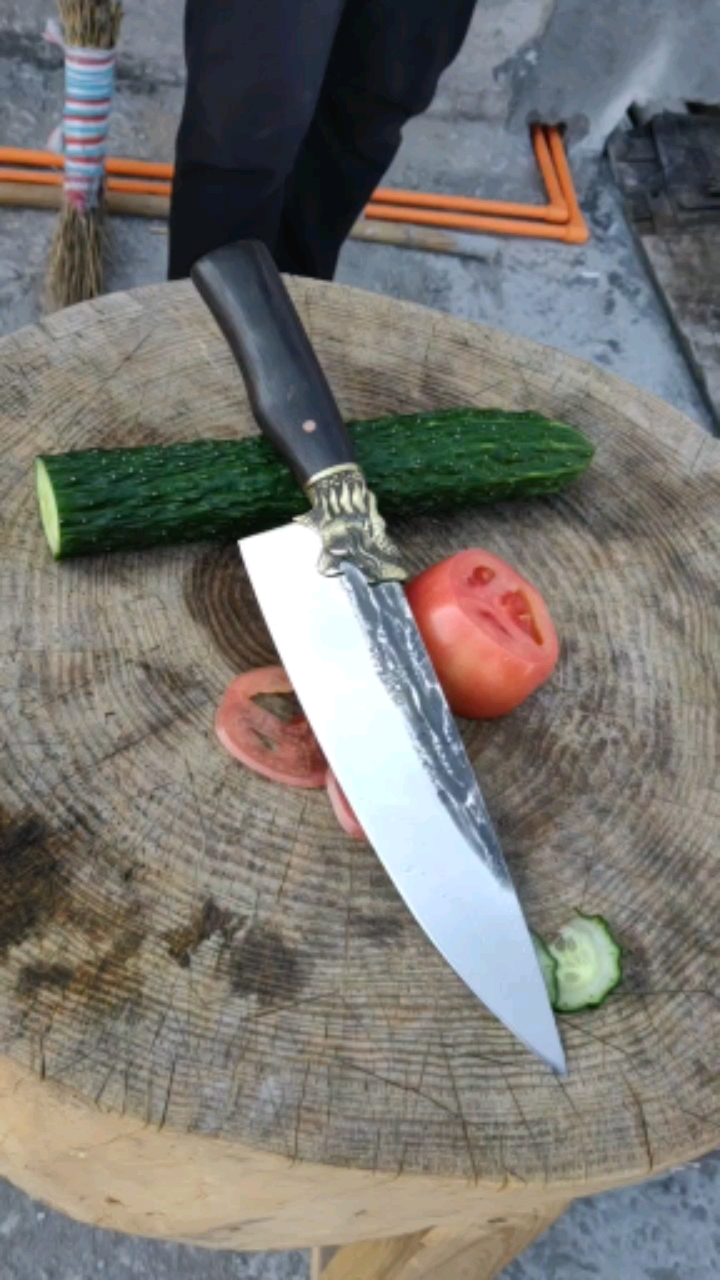 #好物推荐#龙泉手工菜刀料理刀
