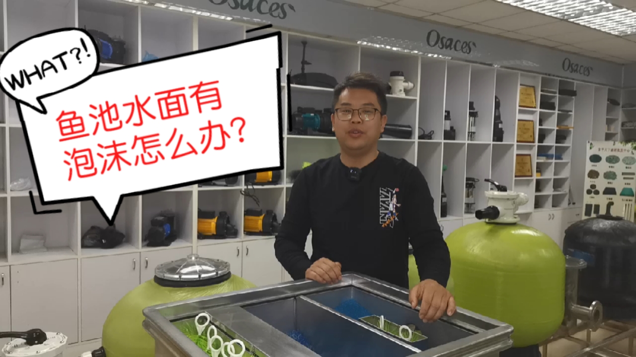 #锦鲤鱼池过滤系统#鱼池水面经常有泡沫怎么办?