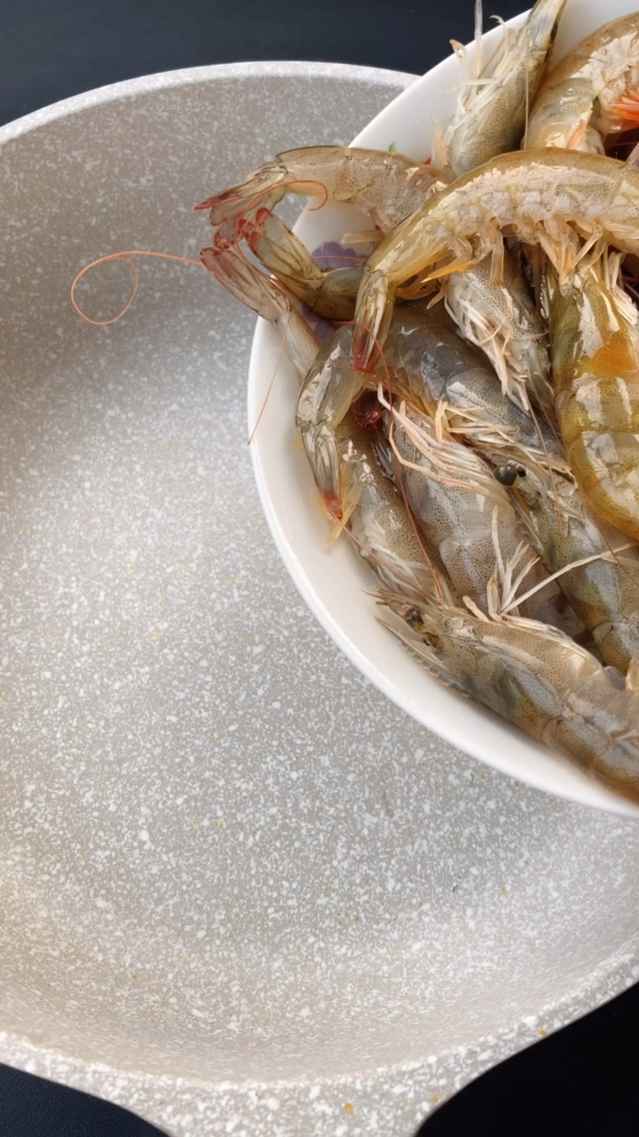 #盐焗虾#大虾这样做,简单又好吃