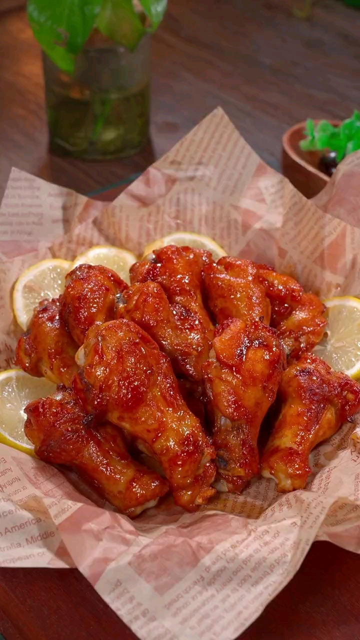 #美食#奥尔良烤鸡腿的家常做法