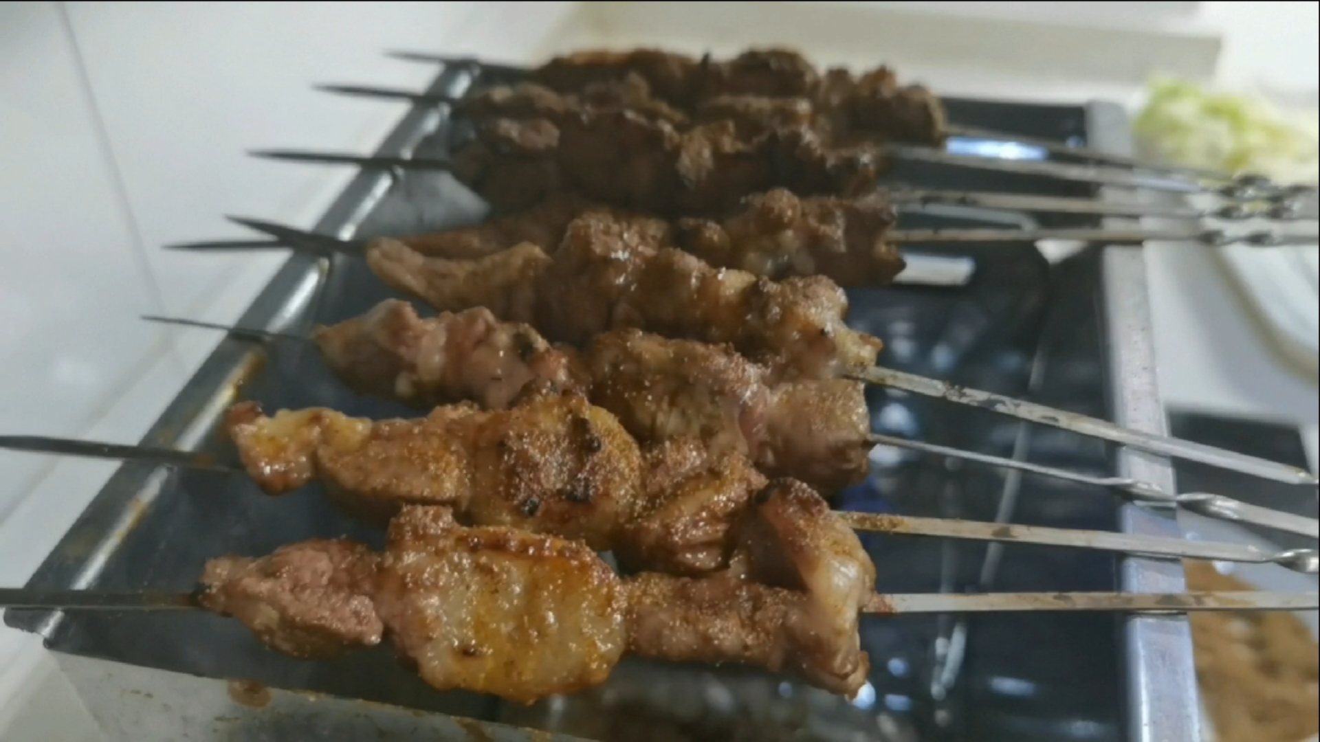 #自制美食#烤串神器,在家也能分分钟满足撸串欲望