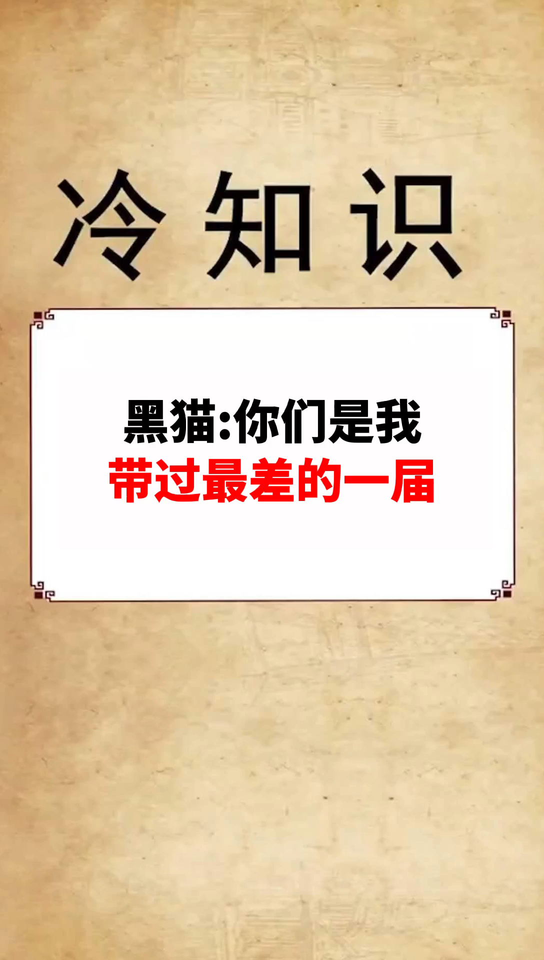 #搞笑段子剧#黑猫:还是得看我