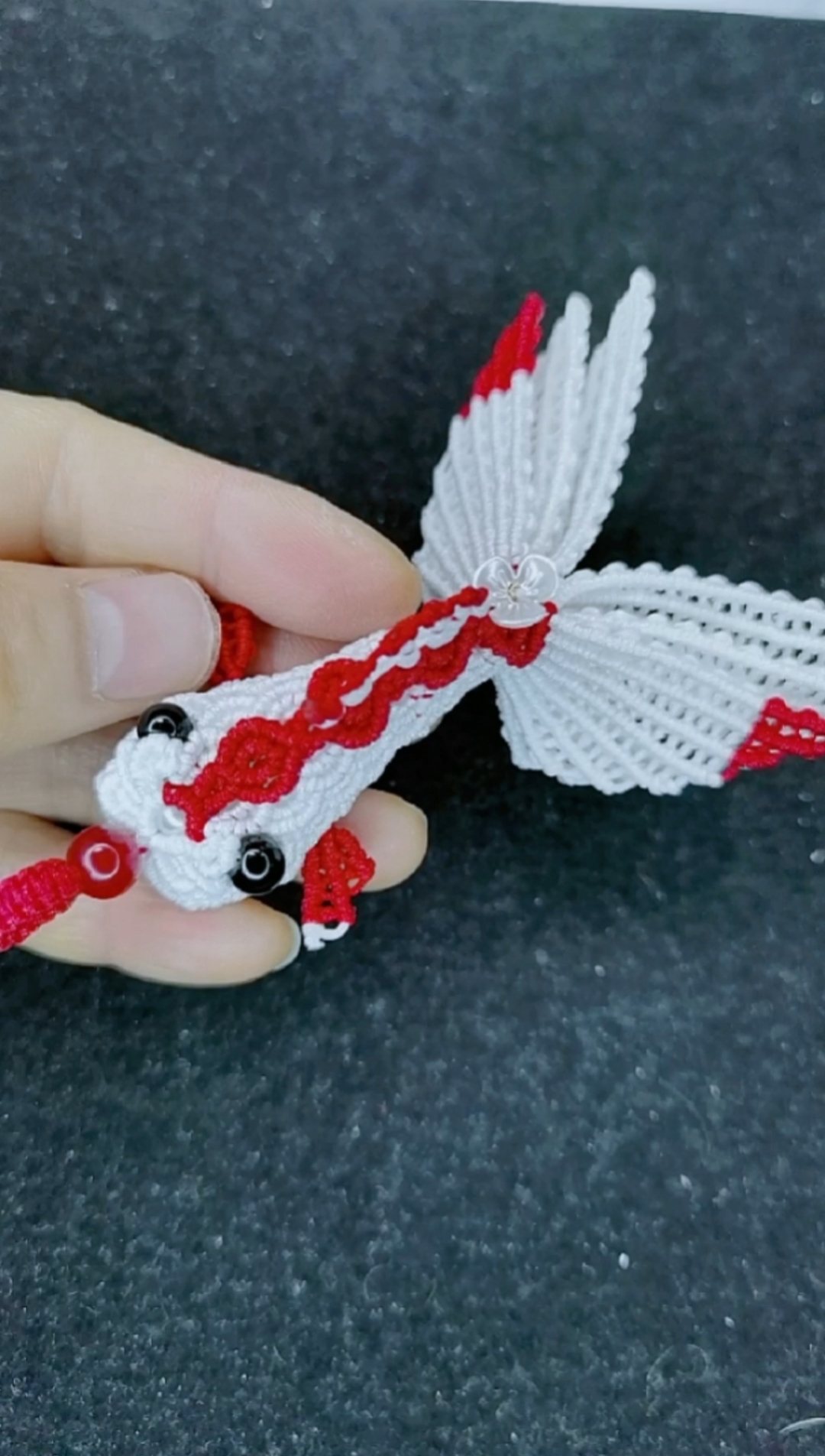 #手工制作#手工编织鸿运当头小金鱼完成啦
