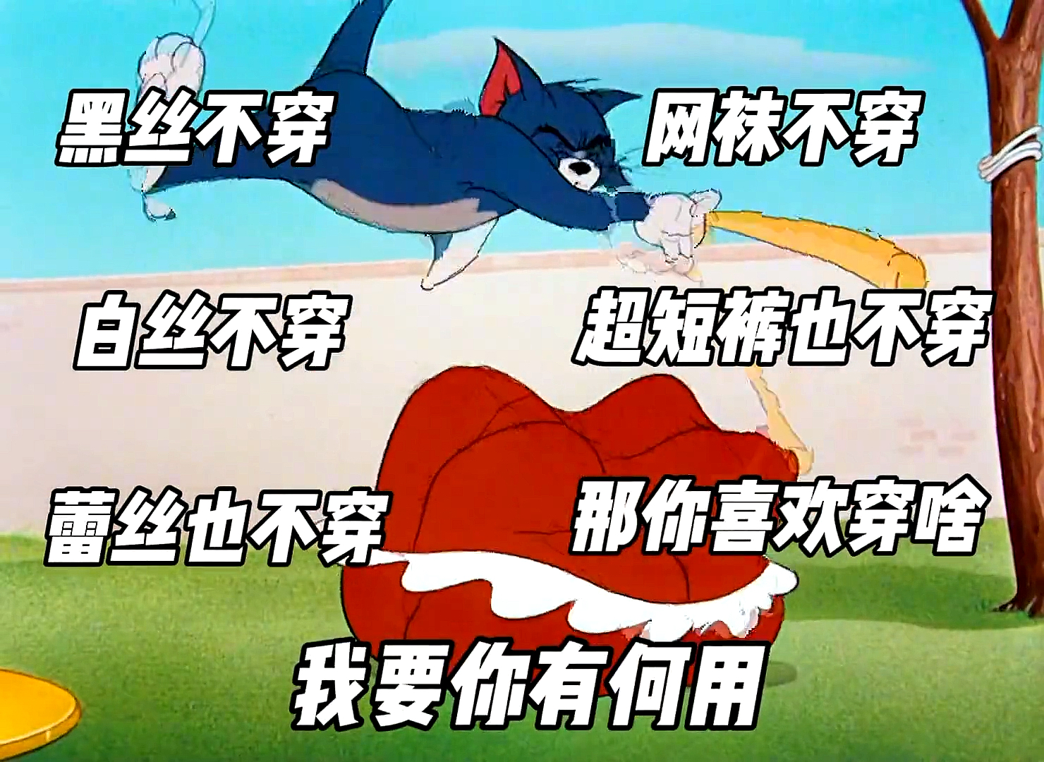 #猫和老鼠#这个表情包发给女朋友