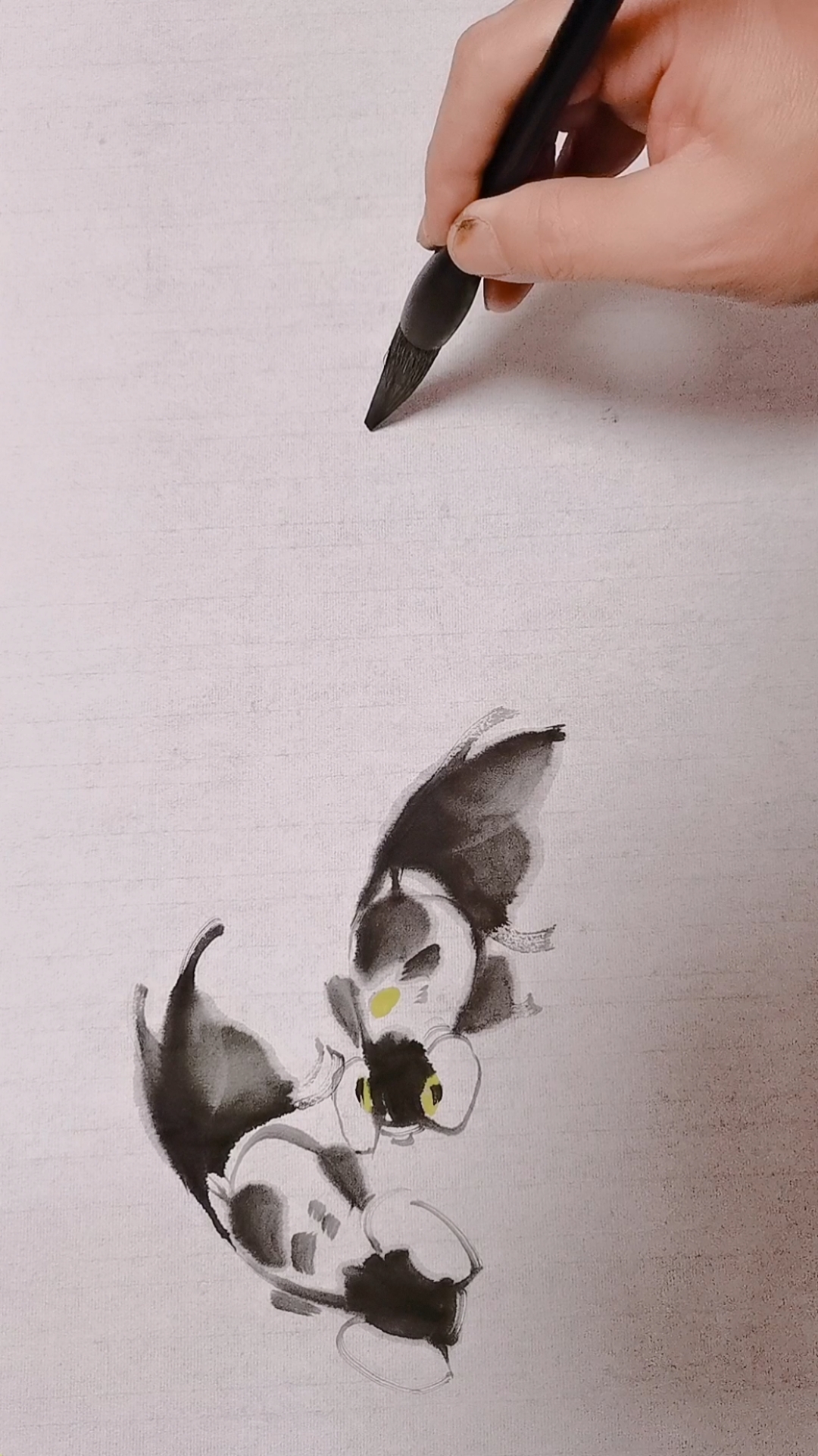 #春天来了#教你三条金鱼的构图