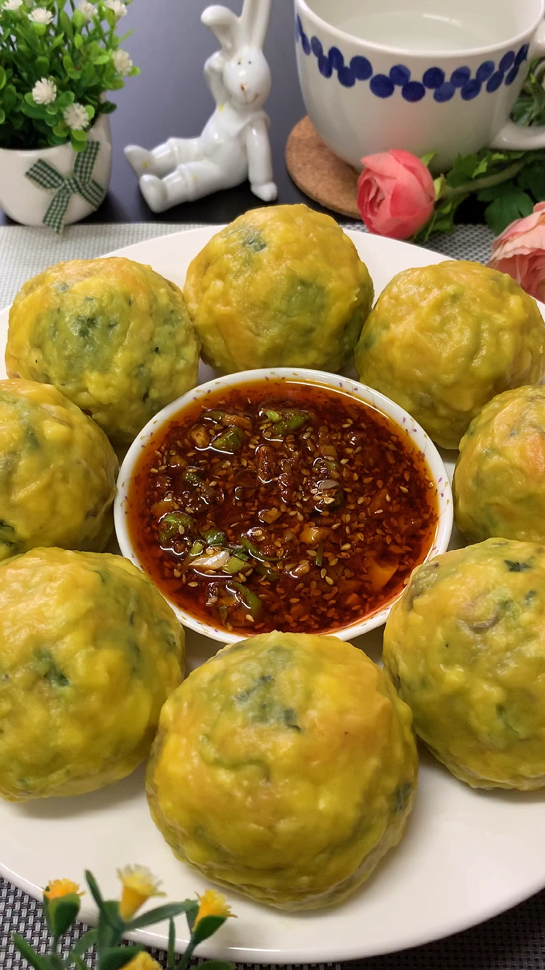 #光盘行动#好吃不长肉的玉米面菜团子,不加水、不揉面、不烫面,个个薄皮大馅简单美味