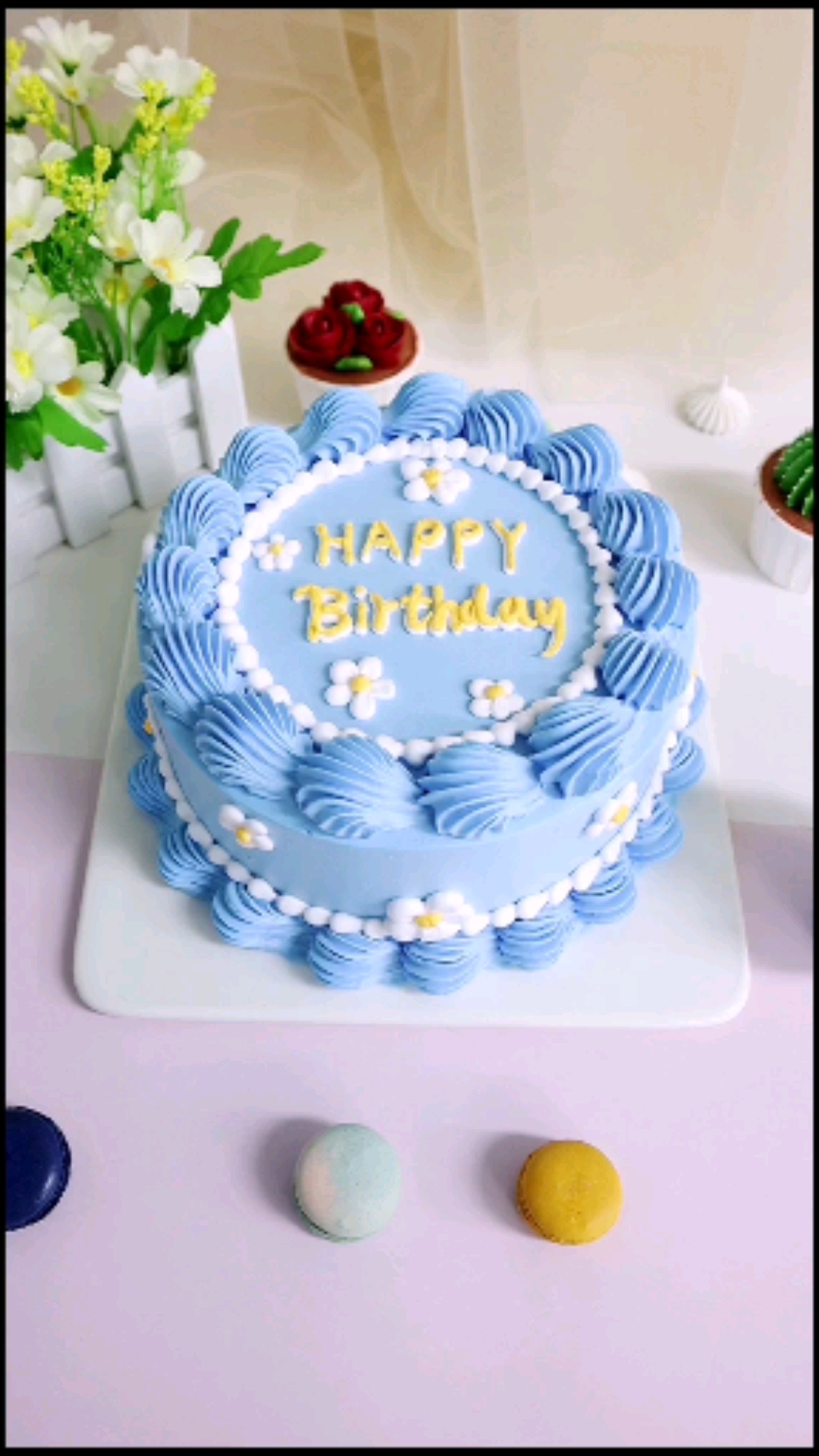 #生日蛋糕#超级简单的ins风蛋糕