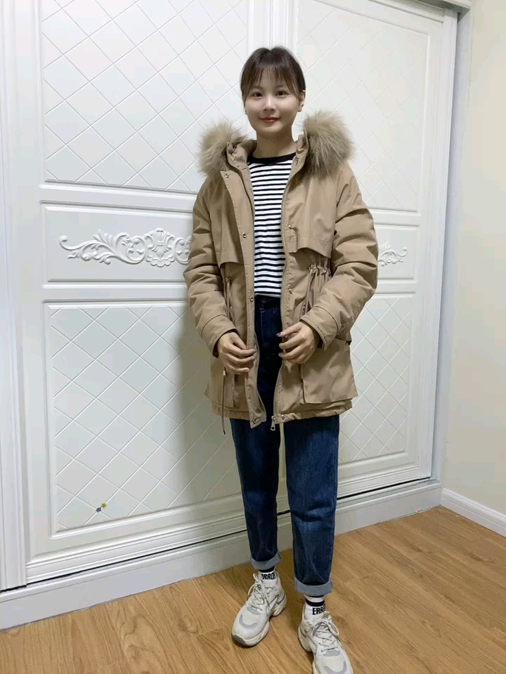 #秋冬穿搭#这件派克服真的太好看啦,穿上非常洋气,而且清新气质