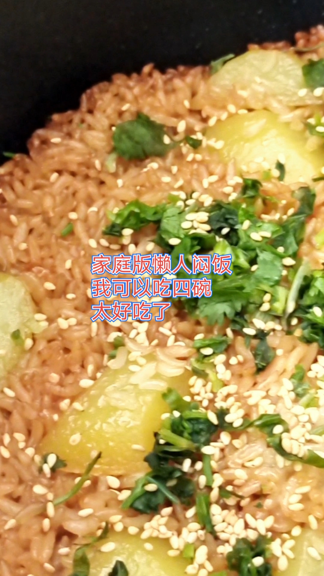 一个人在家可以做家庭懒人闷饭,也叫土豆闷饭,好吃还简单,饭菜一锅出我一个人可以吃