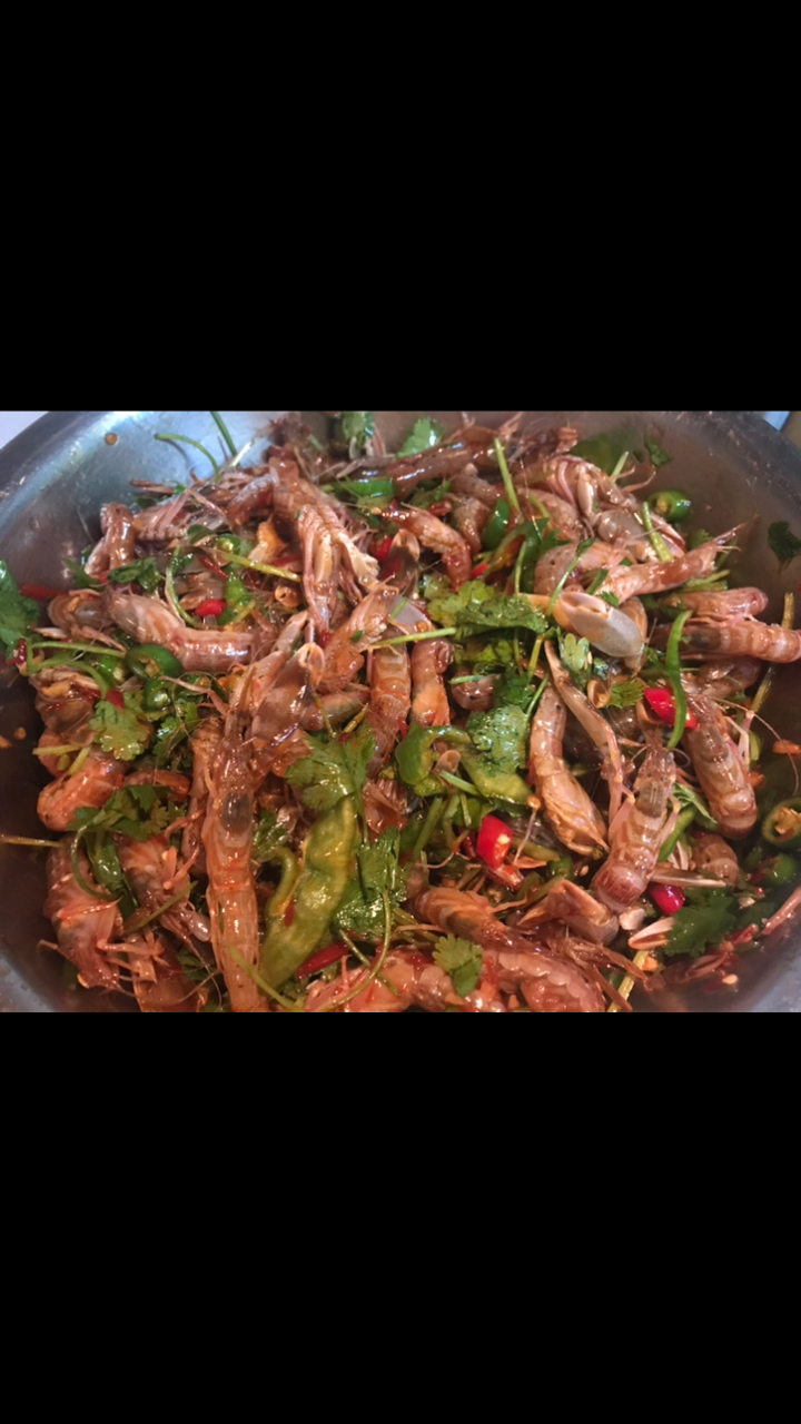 #家乡特色美食#生呛拌花腰子虾(嘎巴虾)