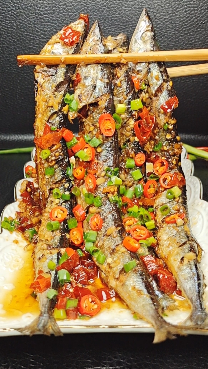 #美食分享#香辣开胃的秋刀鱼做法!进来学会