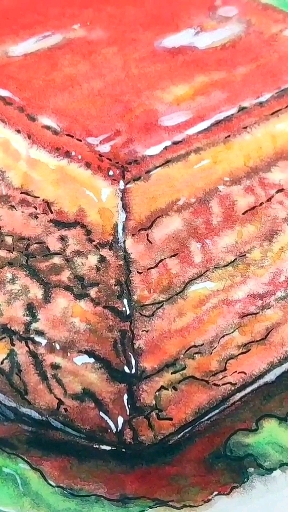 #画画原来如此简单#温泽辉老师教你画东坡肉