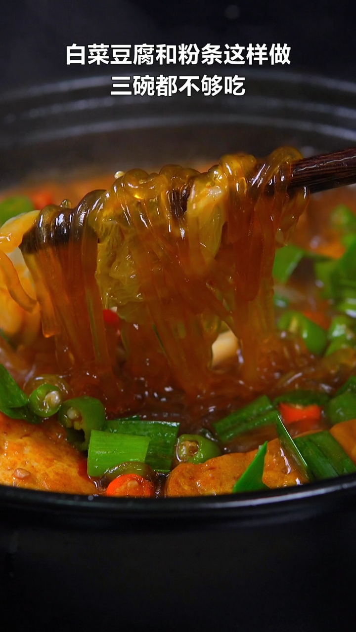#深夜食堂#白菜豆腐炖粉条
