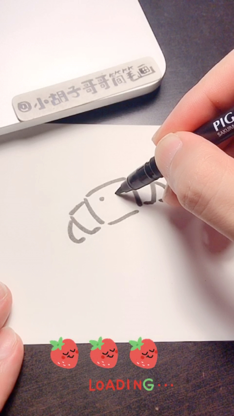 #简笔画#来个面包吃吧～面包简笔画