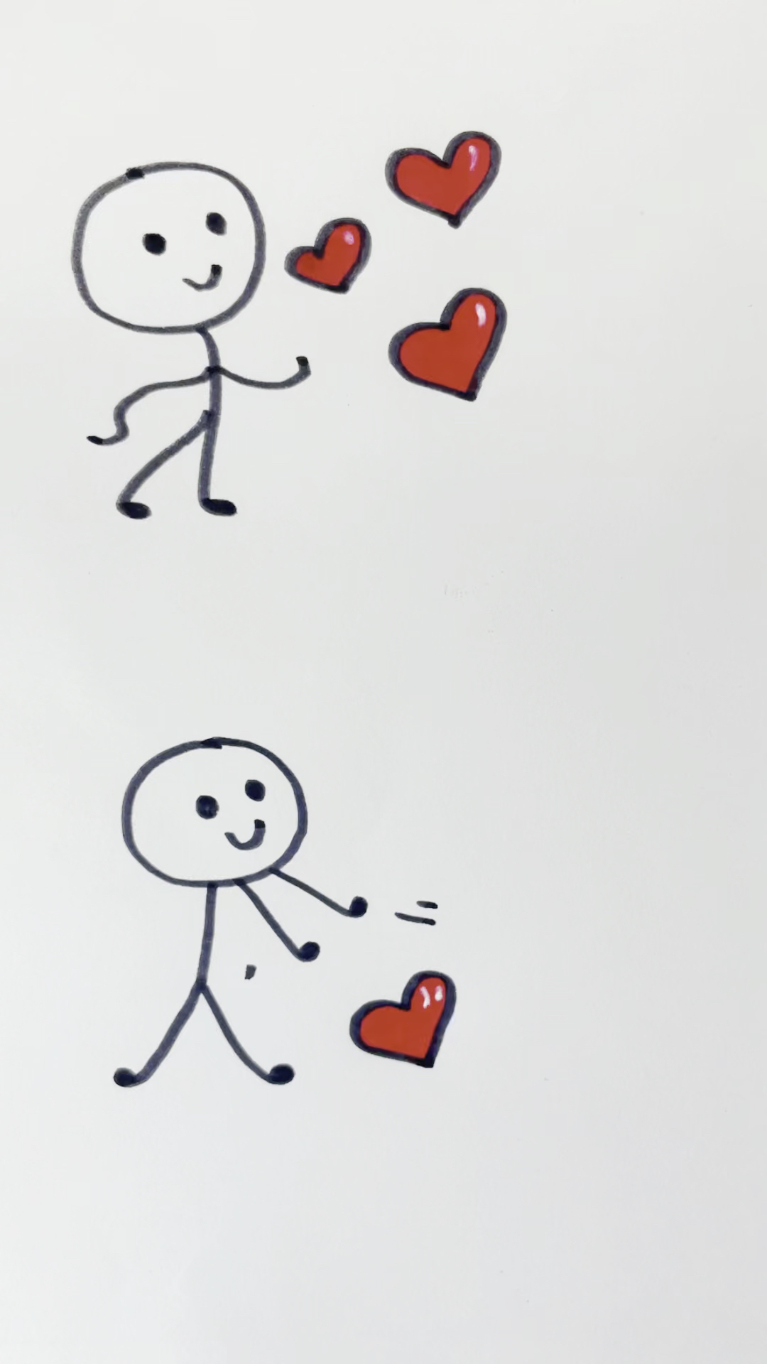#简笔画#儿童简笔画:画两个可爱的表情包