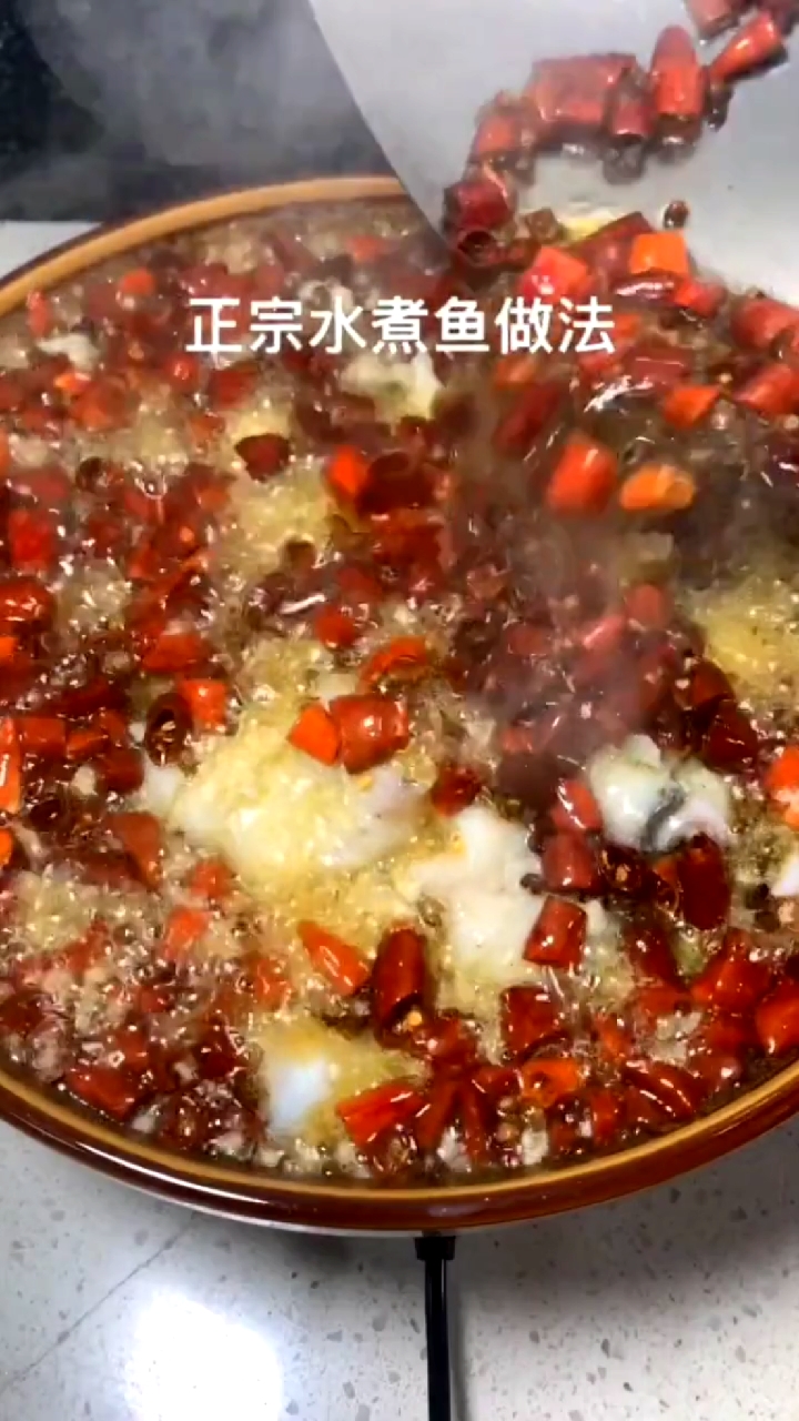 #自制美食#正宗川味水煮鱼做法