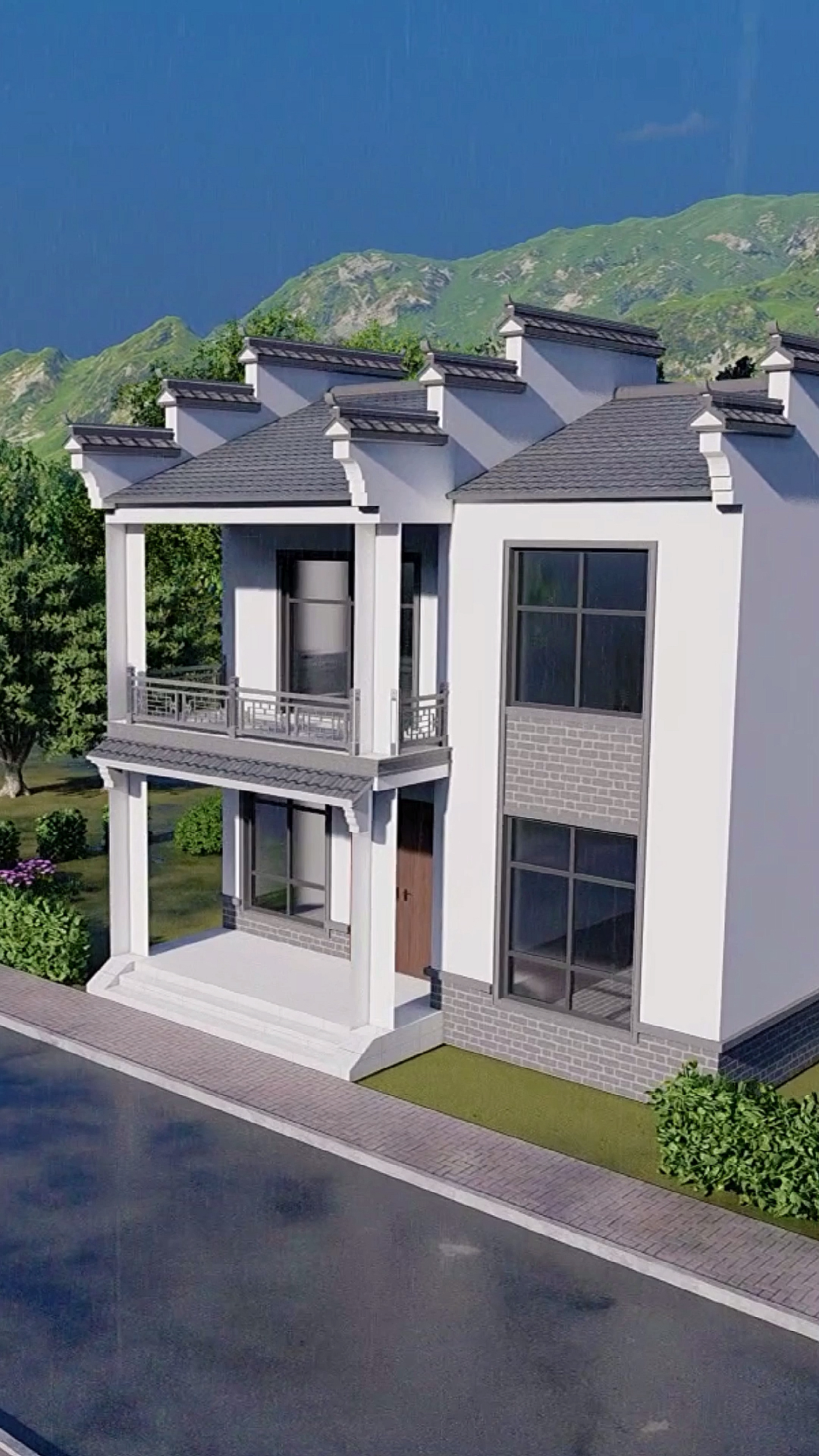 #新中式#徽派建筑是新中式风格永远的经典,新中式别墅中的爱马仕。不舍得买就建一栋房子吧。